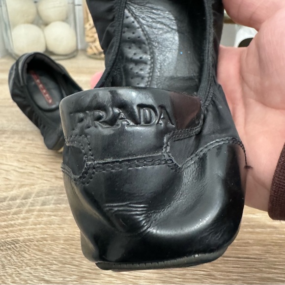 Prada soft leather ballet flats - Picture 6 of 9